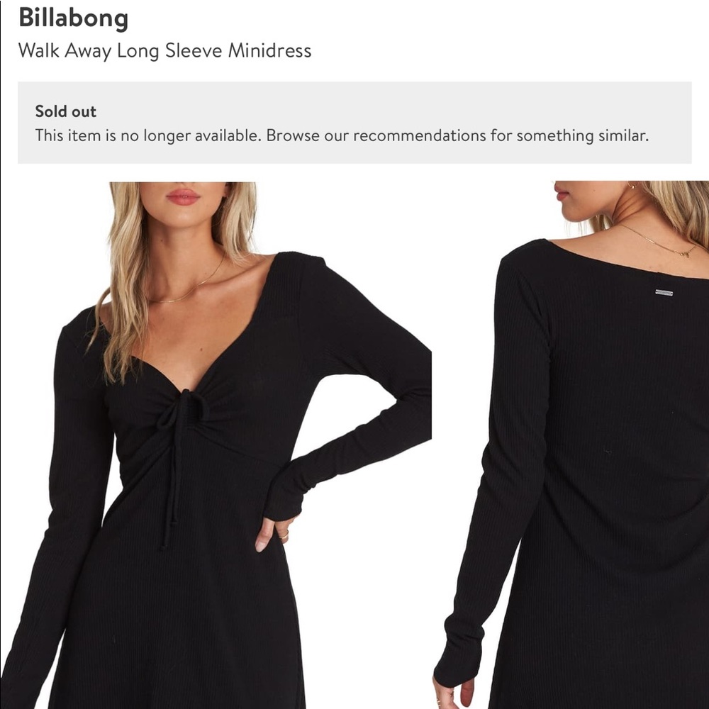 Billabong Black Dress